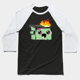 Kawaii Dumpster Fire Baseball T-Shirt